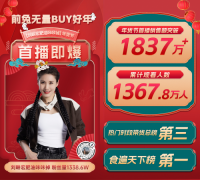 用实力创造佳绩 「刘畊宏肥油咔咔掉」年货节首场直播销售额近两千万元